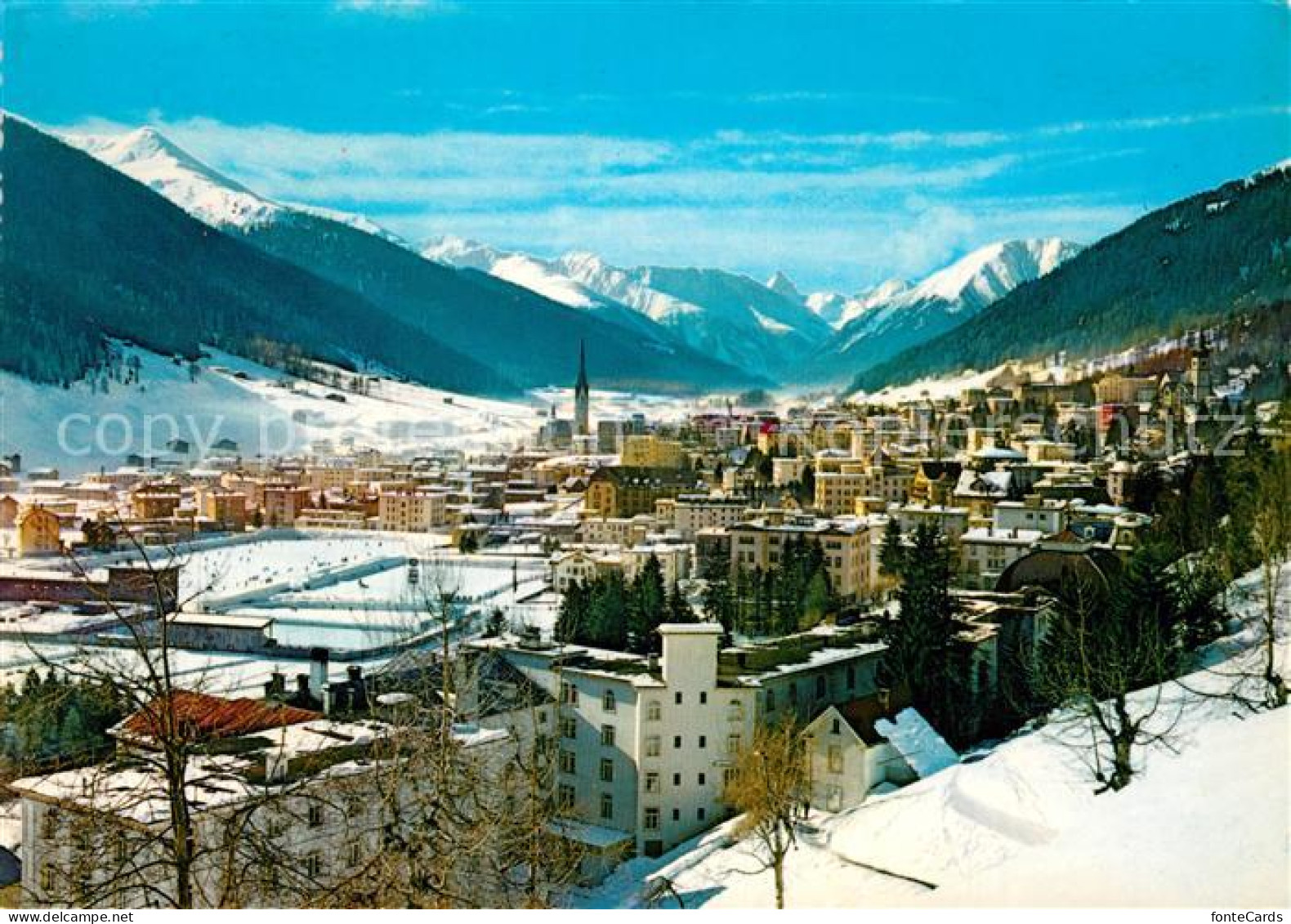 12993689 Davos GR Gesamtansicht Mit Tinzenhorn Davos GR - Other & Unclassified