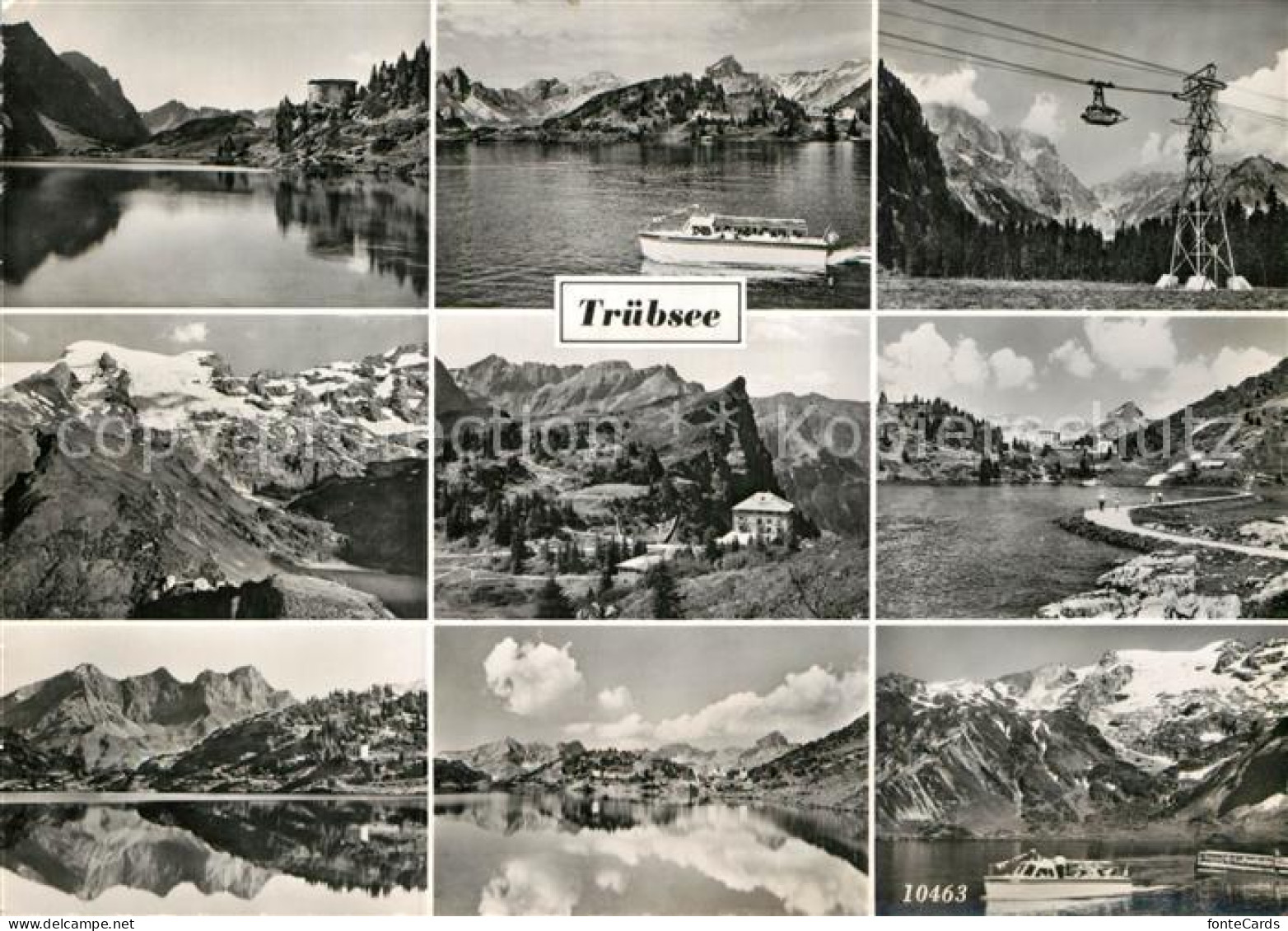 12984907 Truebsee OW Bergsee Hotel Alpen Motorboot Bergbahn Engelberg - Sonstige & Ohne Zuordnung