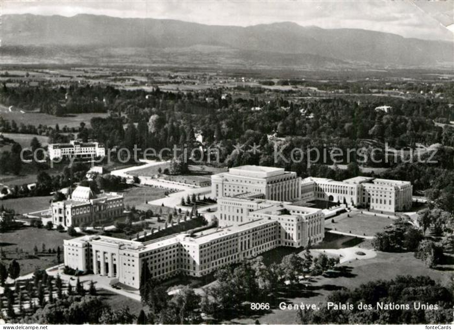 12983417 Geneve GE Palais Des Nations Unies Vue Aerienne Geneve GE - Altri & Non Classificati