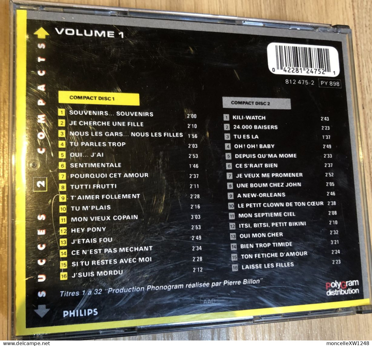 Johnny Hallyday - Double CD Ses 32 Premières Chansons Version 82 (1982) - Colecciones Completas