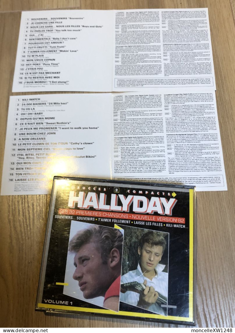 Johnny Hallyday - Double CD Ses 32 Premières Chansons Version 82 (1982) - Collections Complètes