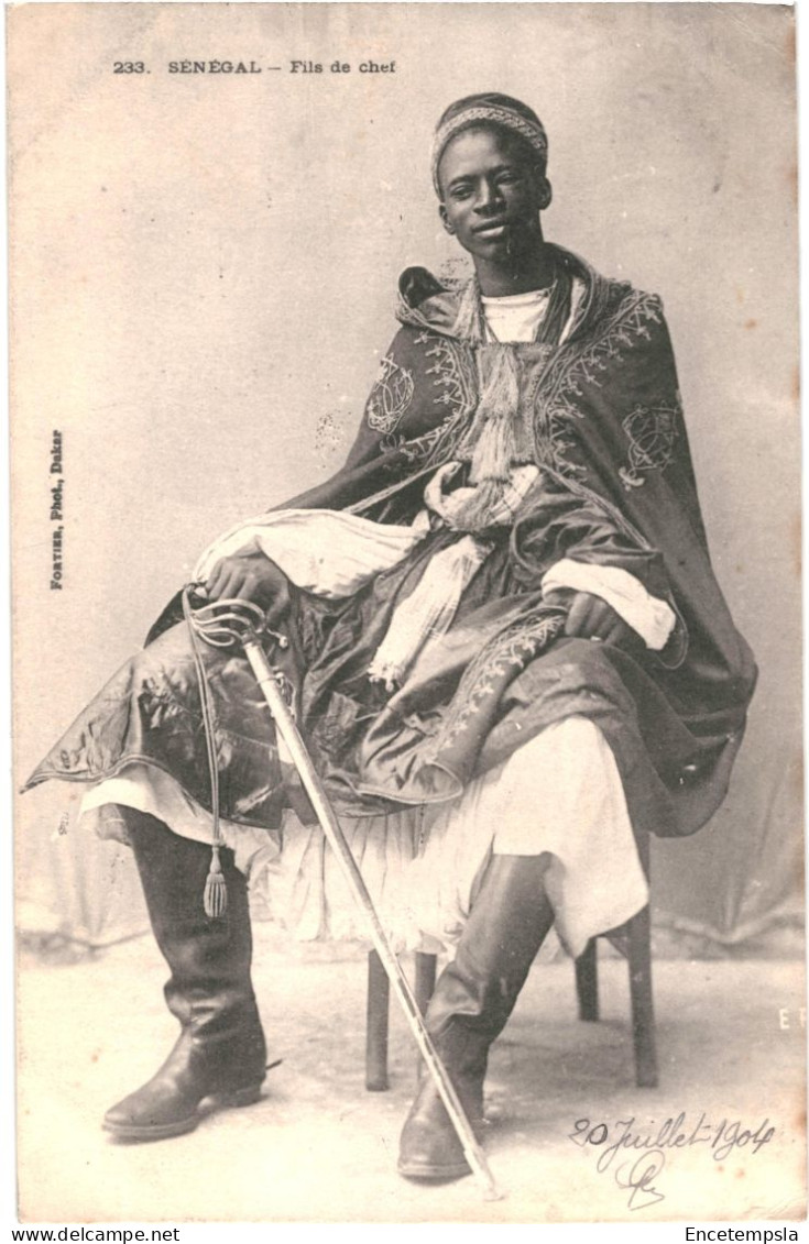 CPA Carte Postale Sénégal  Fils Du Chef  1904 VM80748ok - Sénégal