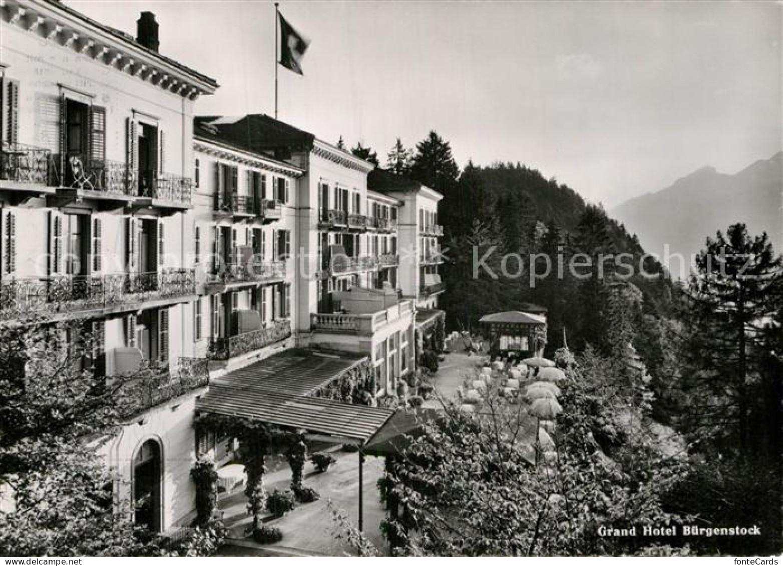 12977107 Buergenstock Grand Hotel Terrasse Buergenstock - Sonstige & Ohne Zuordnung