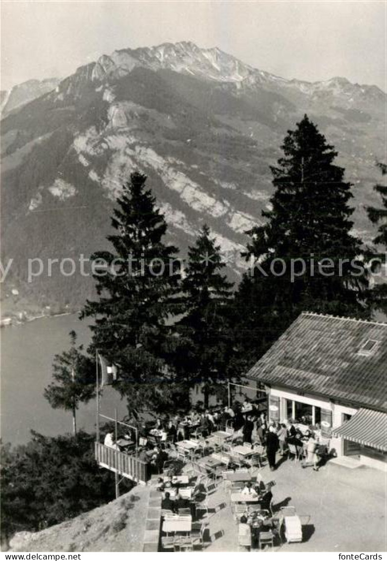 12967449 Filzbach Cafe Kerenzer Berghus Walensee Alpen Filzbach - Sonstige & Ohne Zuordnung