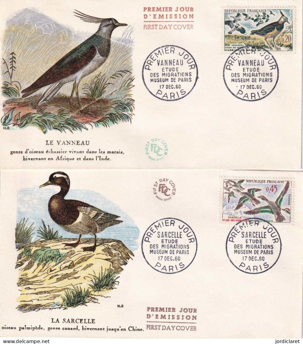 FDC  1960  FRANCIA - Cuckoos & Turacos