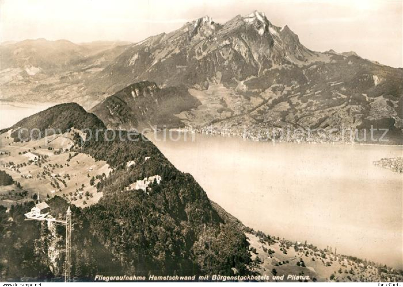 12964497 Hammetschwand Buergenstock Freiluft Aufzug Berghotels Pilatus Vierwalds - Andere & Zonder Classificatie