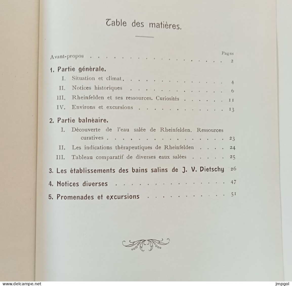 Guide Bains Salins De Rheinfelden Vers 1900 Ets De Bains Villas Chalets Excursions Plan Grand Hôtel Des Salines - Reiseprospekte