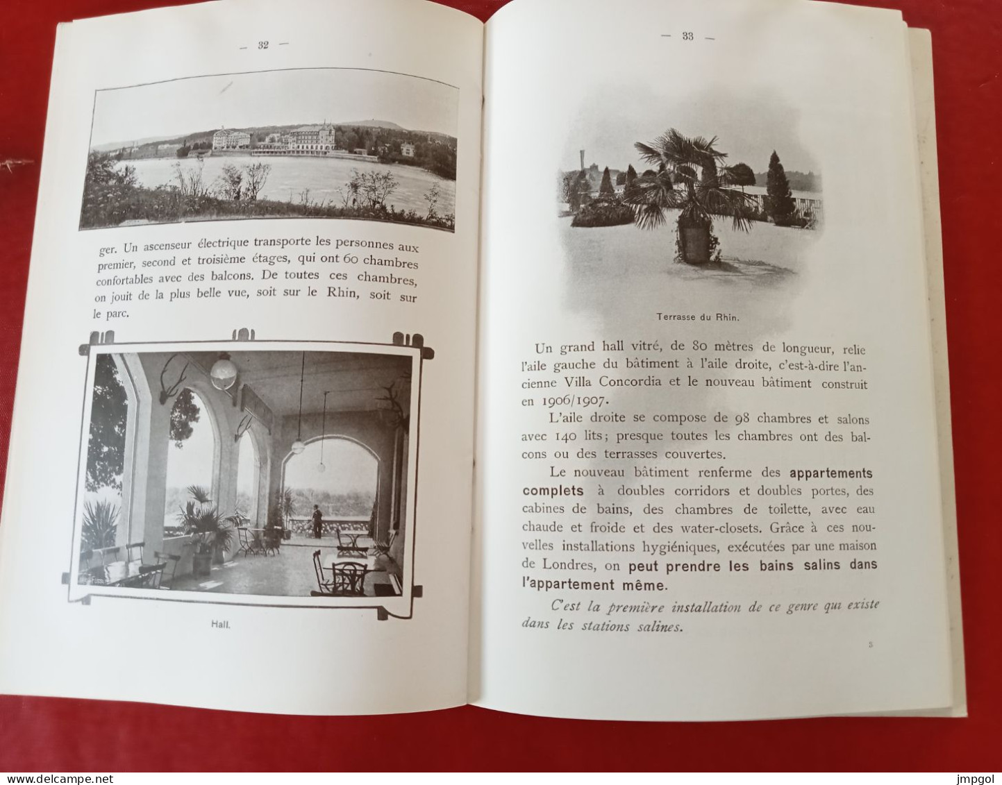 Guide Bains Salins De Rheinfelden Vers 1900 Ets De Bains Villas Chalets Excursions Plan Grand Hôtel Des Salines - Cuadernillos Turísticos