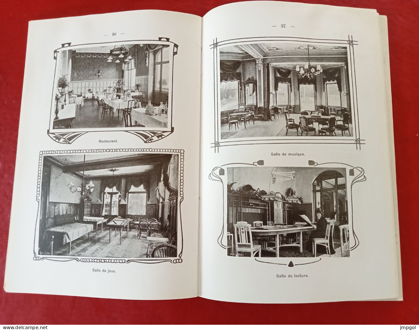 Guide Bains Salins de Rheinfelden vers 1900 Ets de Bains Villas Chalets Excursions Plan Grand Hôtel des Salines