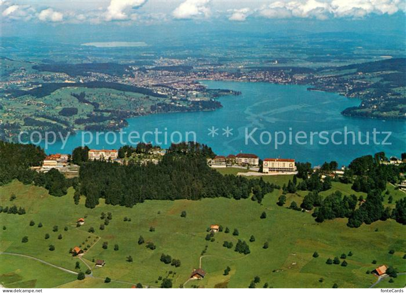 12961787 Buergenstock Fliegeraufnahme Mit Vierwaldstaettersee Buergenstock - Sonstige & Ohne Zuordnung