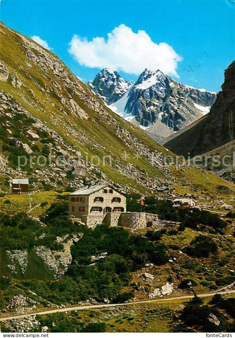 12946969 Klosters GR Berghaus Vereina VernelatalVerstanklahorn Klosters - Autres & Non Classés