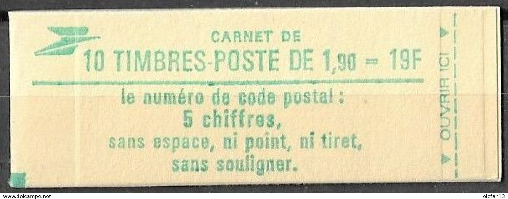 FRANCE Carnet N°2424 C1** 1986 Non Ouvert  Neuf Luxe - Modernes : 1959-...