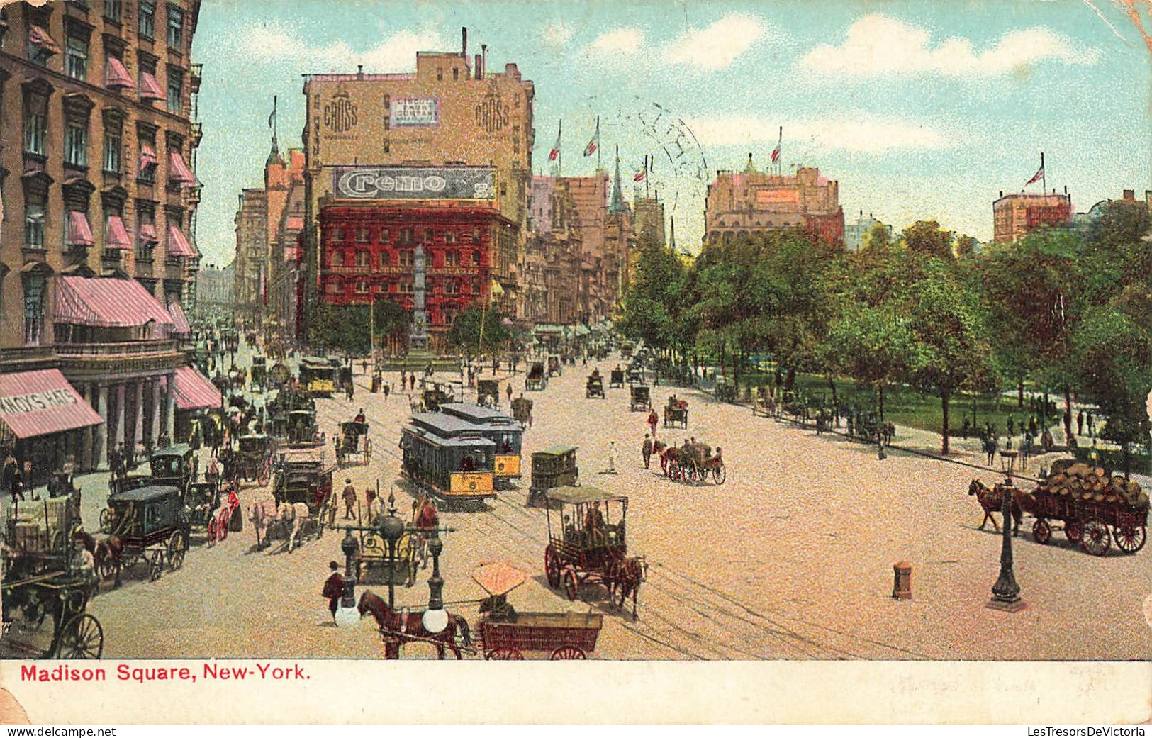 ETATS-UNIS - New York - Madison Square - Animé - Carte Postale Ancienne - Autres & Non Classés