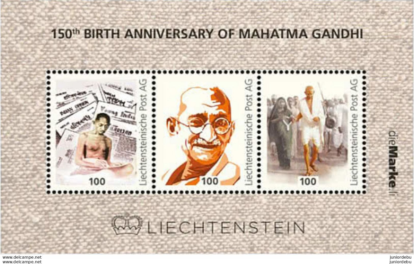 Liechtenstein  - 2019 - 150 Years Of Birth Of Gandhi - MNH. ( OL 01/03/2022 ) - Mahatma Gandhi