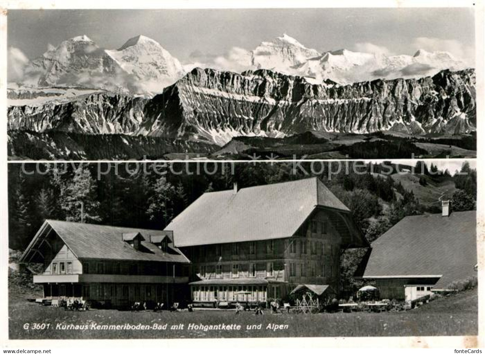 12938297 Schangnau Kurhaus Kemmeriboden Mit Hohgantkette Und Alpen Schangnau - Autres & Non Classés