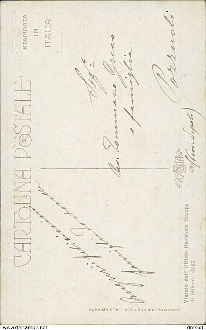 PINOT SIGNED 1910s POSTCARD - DUTH BOY & GIRL & MILL & HORSE TOY - EDIT ARS NOVA - 480 (5738) - Sonstige & Ohne Zuordnung