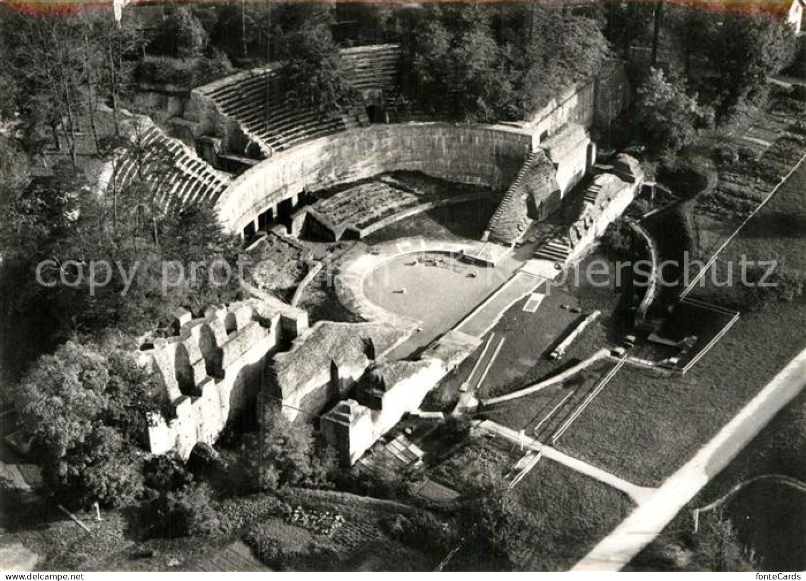 12937509 Augusta Raurica Roemisches Theater Amphitheater Fliegeraufnahme Basel - Altri & Non Classificati