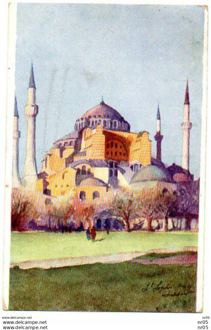 Illustrateur - Lieutenant Du Vaisseau DROUILLARD - CONSTANTINOPLE - Ste Sophie ( Turquie ) - Altri & Non Classificati