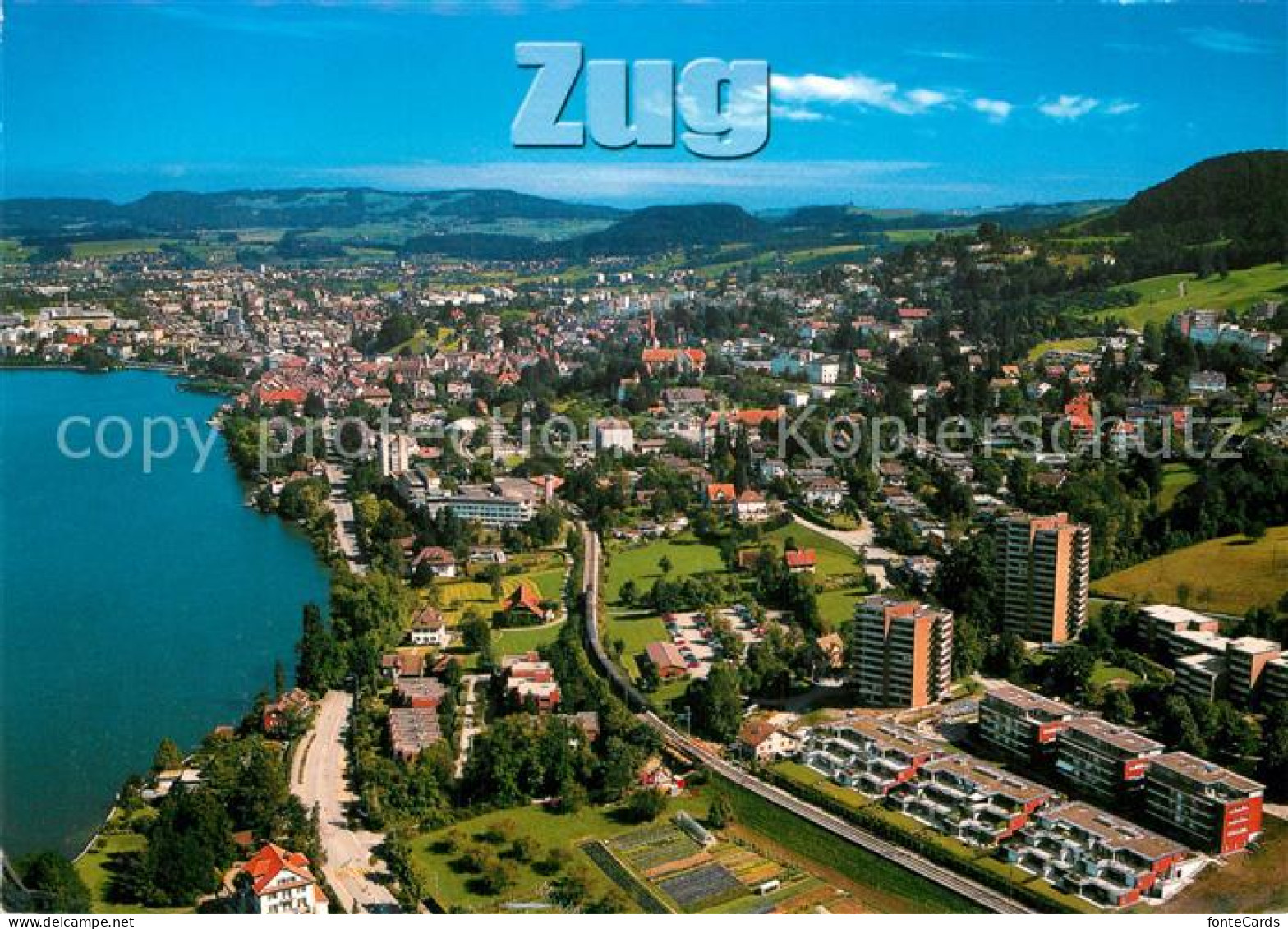 12934959 Zug ZG Fliegeraufnahme Zug - Other & Unclassified