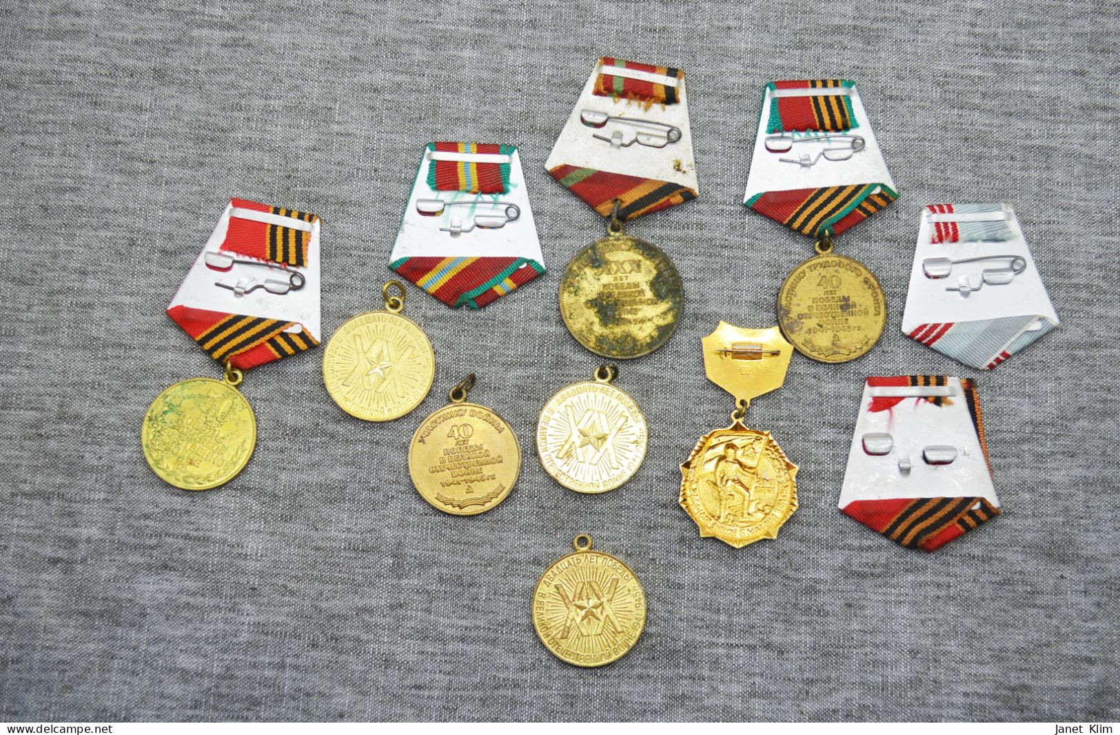 Vintage Lot Ussr Medals - Rusia