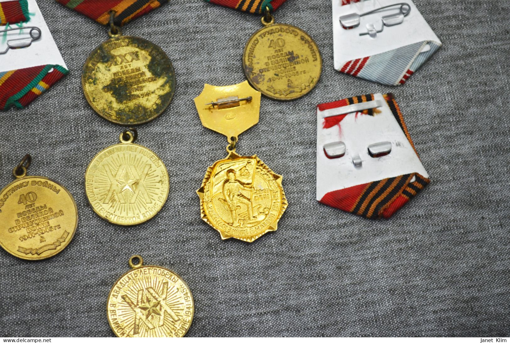 Vintage Lot Ussr Medals - Russia