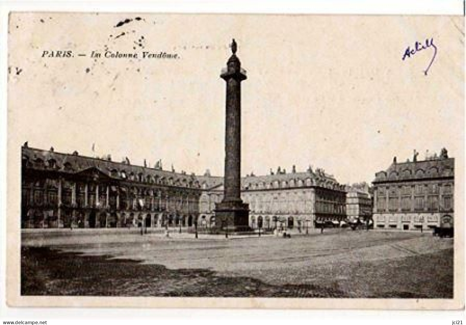 75 PARIS - " LA COLONNE VENDÔME " (213)_CP327 - Sonstige Sehenswürdigkeiten