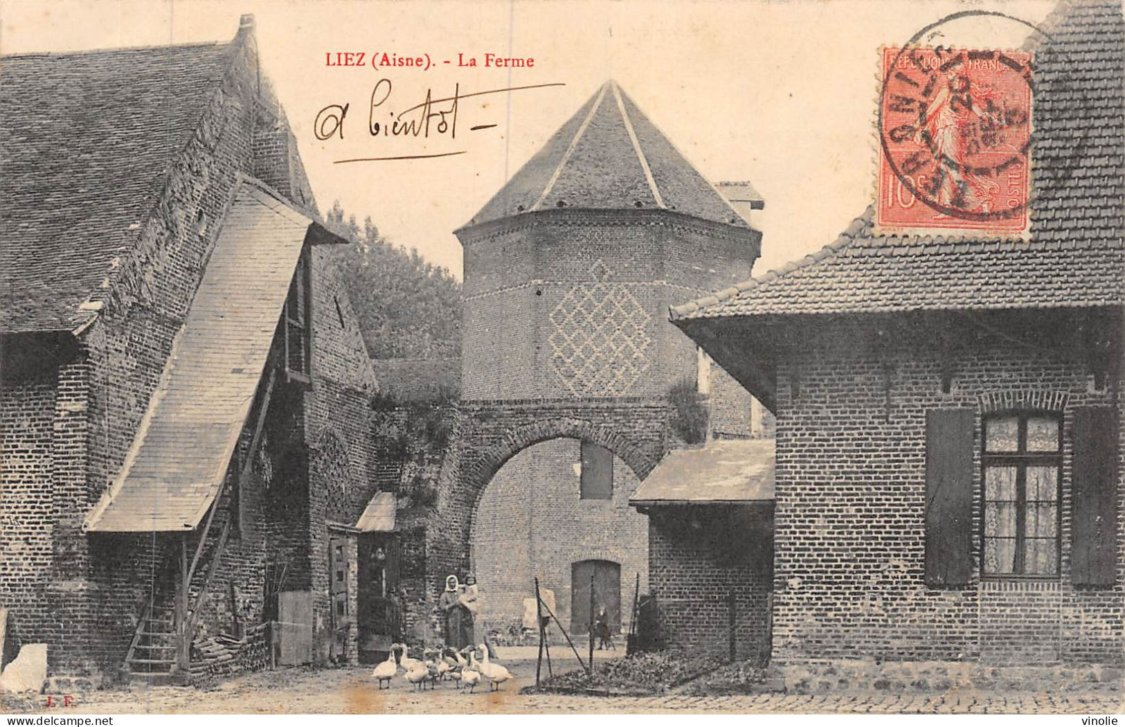 P-24-Mi-Is-1835 : LIEZ. LA FERME - Other & Unclassified