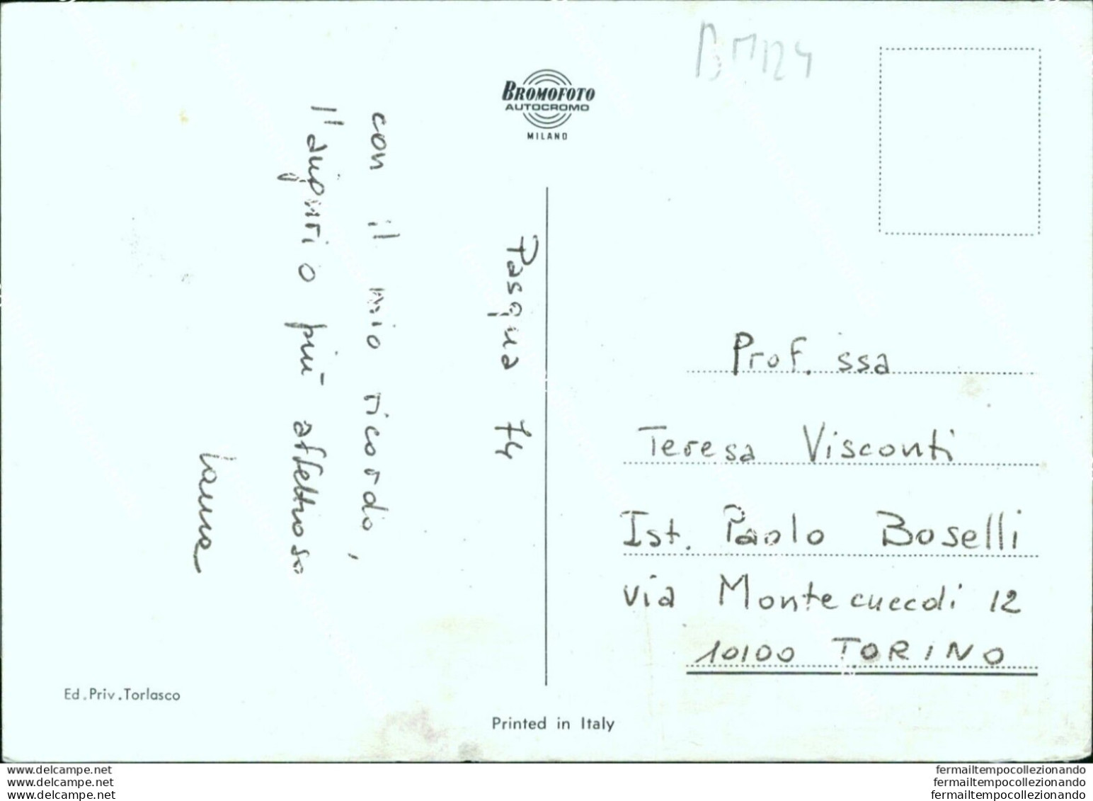 Bm124 Cartolina Salice Terme Provincia Di Pavia - Pavia