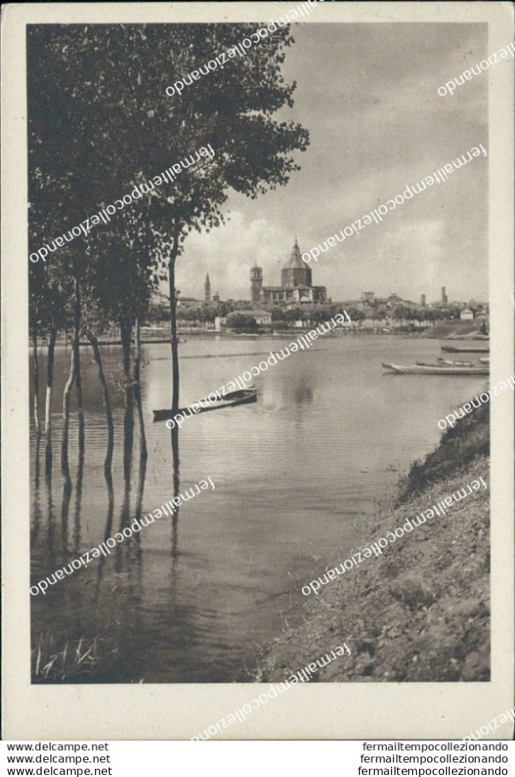 Bh325 Cartolina Pavia Citta' Il Ticino In Piena - Pavia