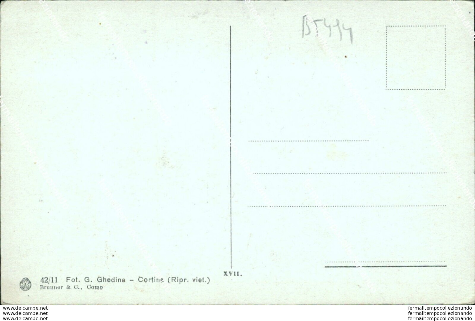 Bt494 Cartolina Rifugio Vicenza Al Sassolungo Provincia Di Belluno Veneto - Belluno