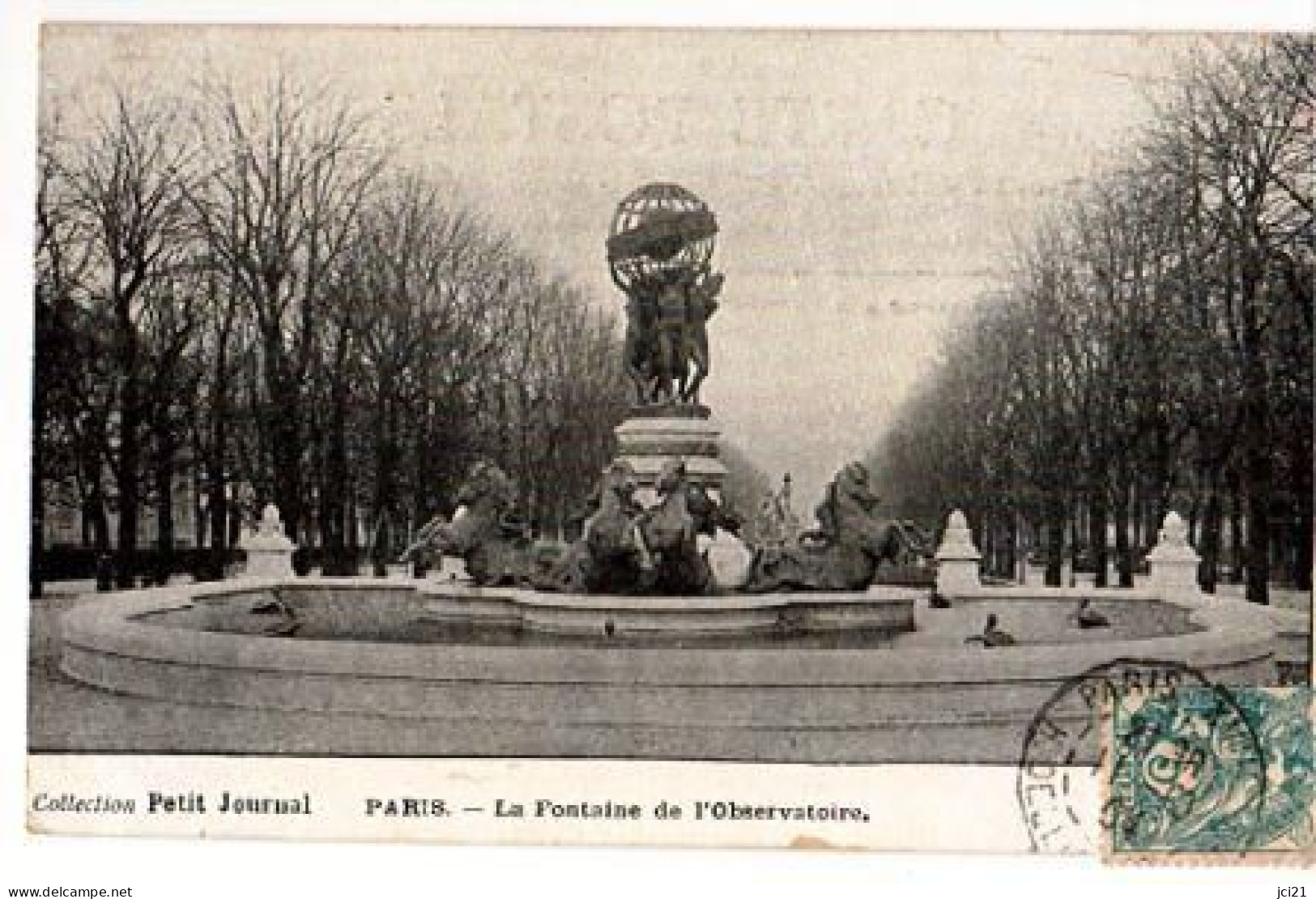 75 PARIS - " LA FONTAINE DE L'OBSERVATOIRE " (063)_CP330 - Statues