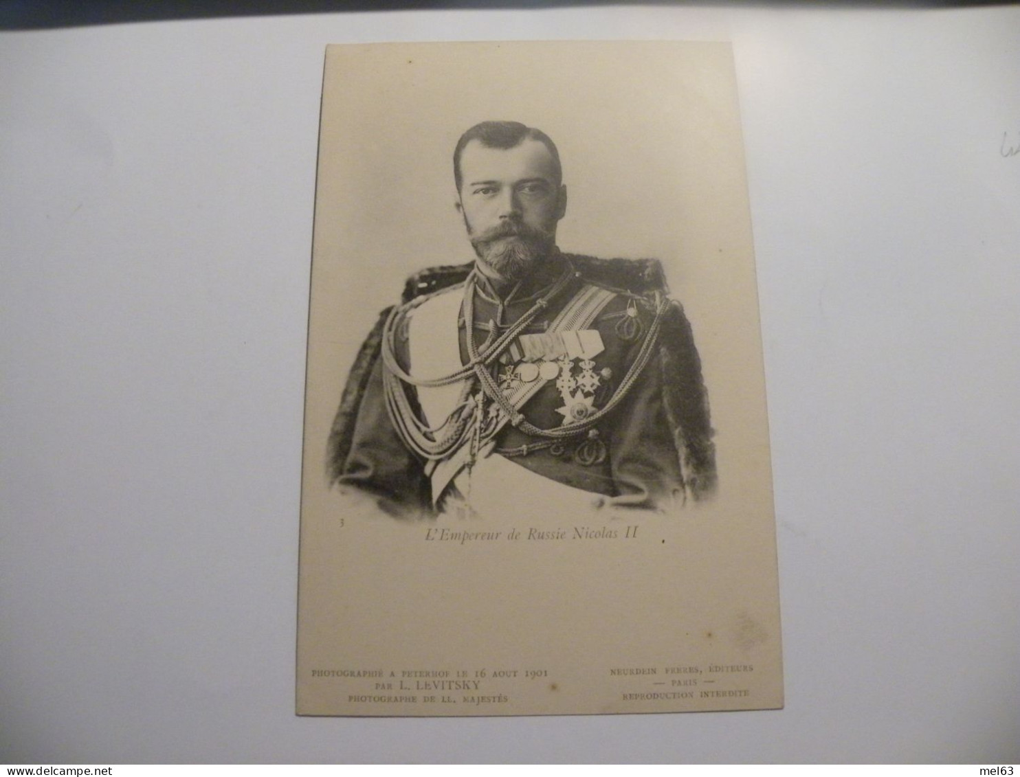 A548 . CPA. RUSSIE. L'Empereur De Russie Nicolas II.. Beau Plan Animé. Non écrite - Russia