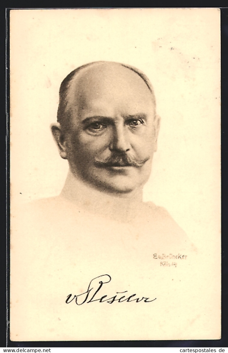 AK Portrait Der Heerführers Von Beseler  - Guerra 1914-18