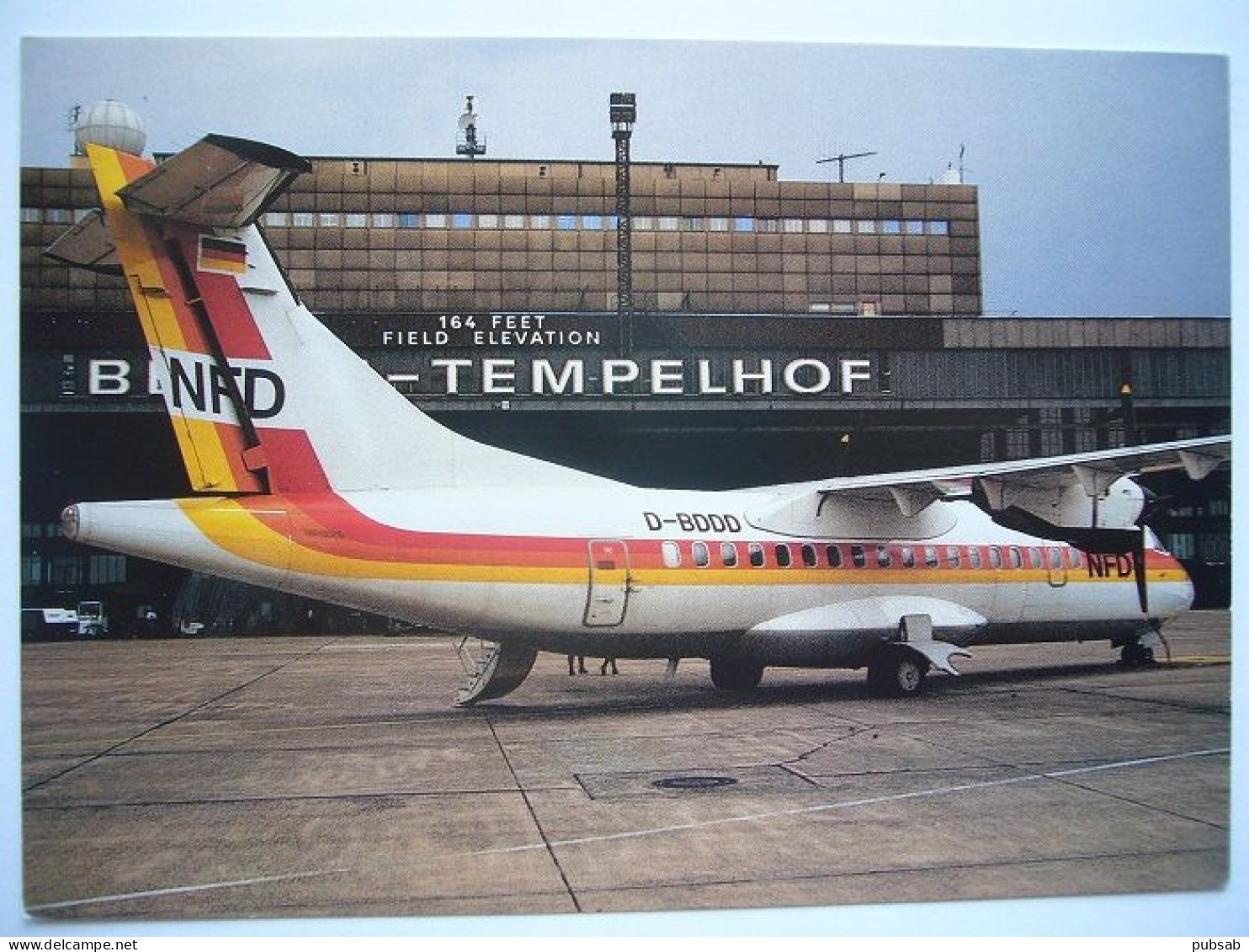 Avion / Airplane / NFD - LUFTVERKEHS AG / ATR 72 / Airline Issue / Seen At Berlin Tempelhof Airport - 1946-....: Ere Moderne