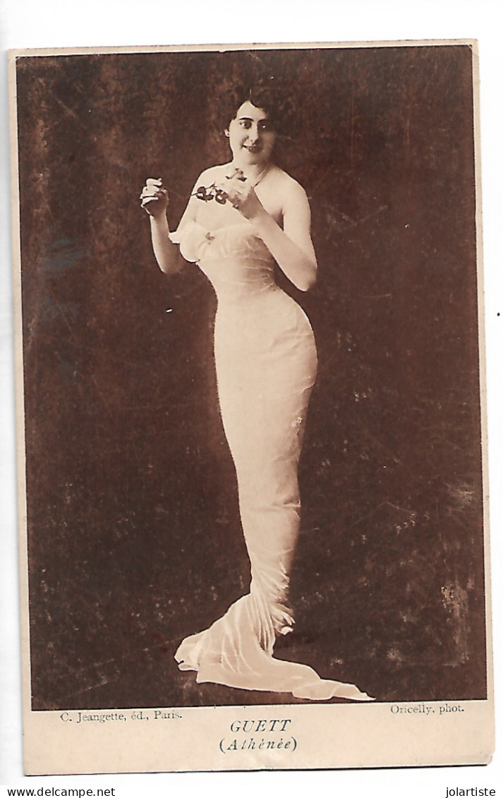 Cpa Oricelly Photo. GUETT (athenee) C Jeangette Ed. Ecrite 1905 N0174 - Andere & Zonder Classificatie