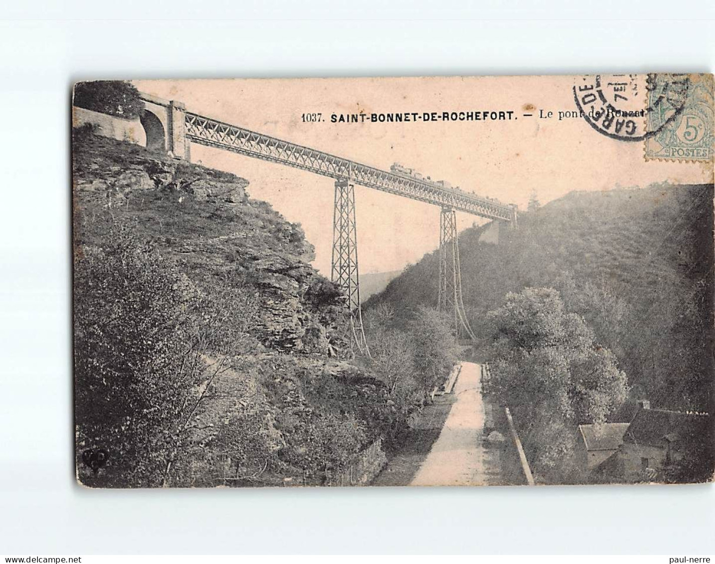 SAINT BONNET ROCHEFORT : Le Pont De Rouzat - état - Altri & Non Classificati