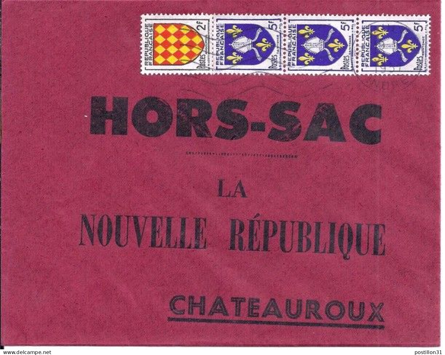 ARMOIRIES ET BLASONS N° 1005x3/1003 S/L.HORS SAC DIVERSES DE 1957-58 - 1941-66 Wappen