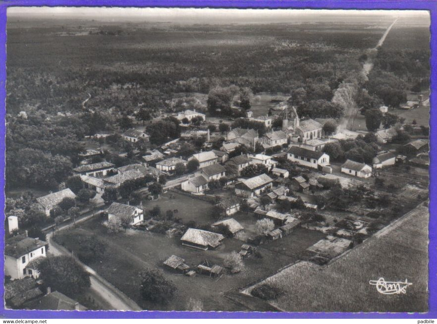 Carte Postale 40. Trensac  Vue D'avion Très Beau Plan - Altri & Non Classificati