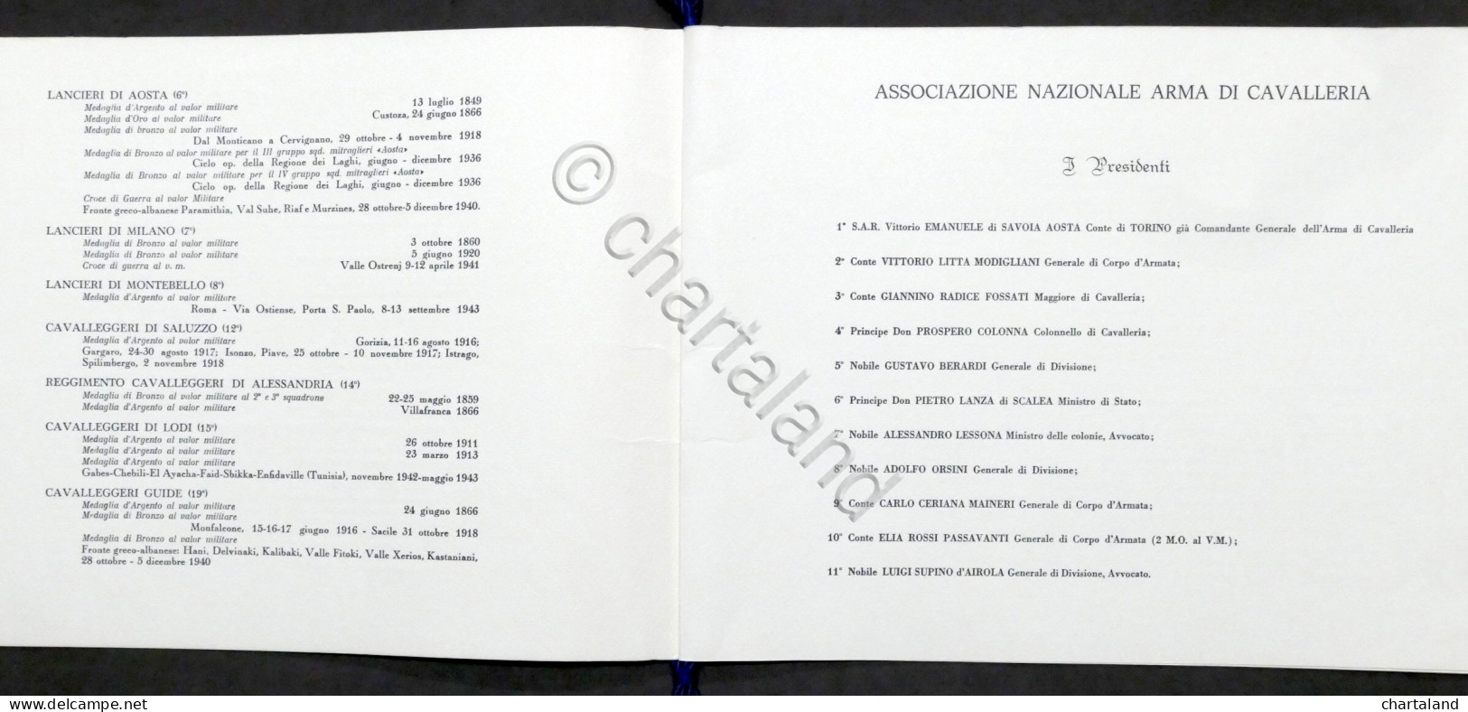 Fregi, Baveri, Manopole E Bande Dei Corpi Di Cavalleria - Calendario 1973 - Otros & Sin Clasificación