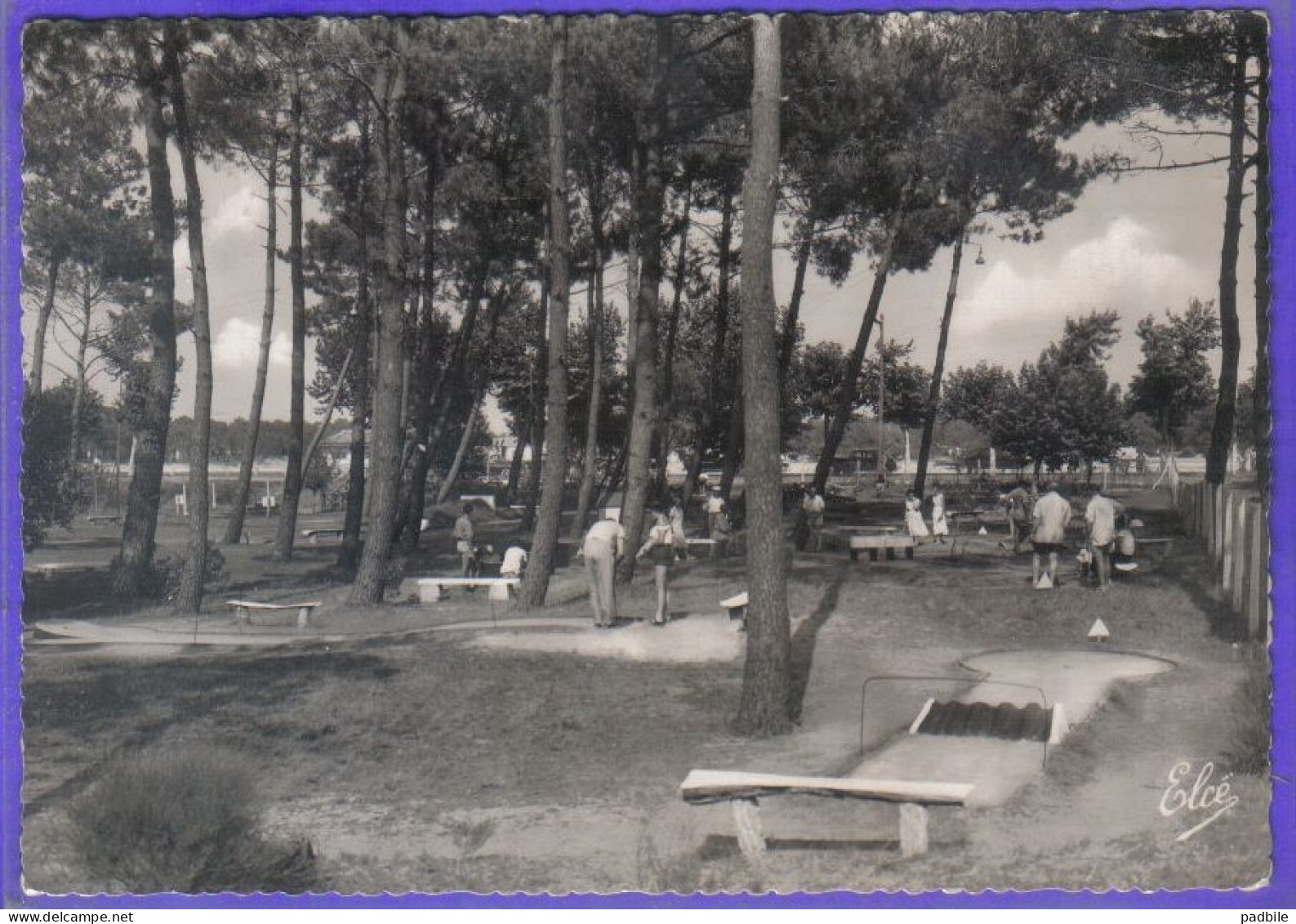 Carte Postale 40. Capbreton Hossegor  Le Golf Miniature  Très Beau Plan - Capbreton