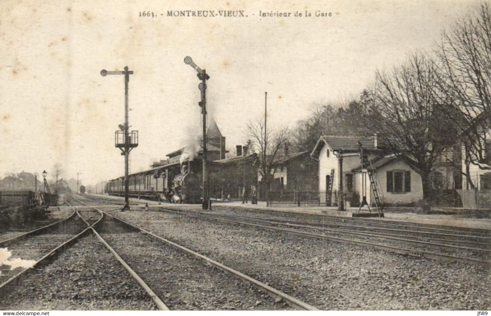 France > [68] Haut-Rhin > Montreux-Vieux - La Gare Avec Train - 15128 - Andere & Zonder Classificatie