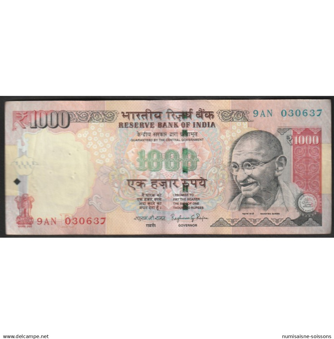 INDE - PICK 94 - 1000 RUPEES - MAHATMA GANDHI - 2000-2002 - TTB - Inde