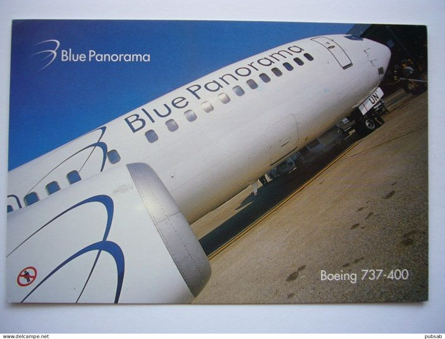 Avion / Airplane / BLUE PANORAMA AIRLINES / Boeing B737-400  / Airline Issue - 1946-....: Era Moderna