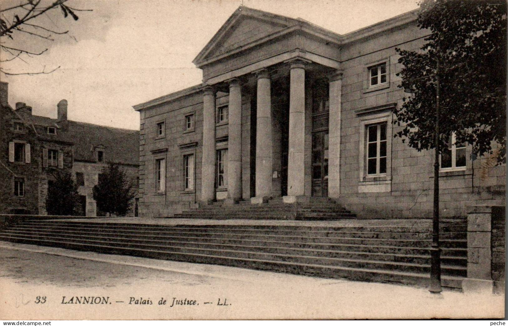 N° 2498 W -cpa Lannion -palais De Justice- - Lannion