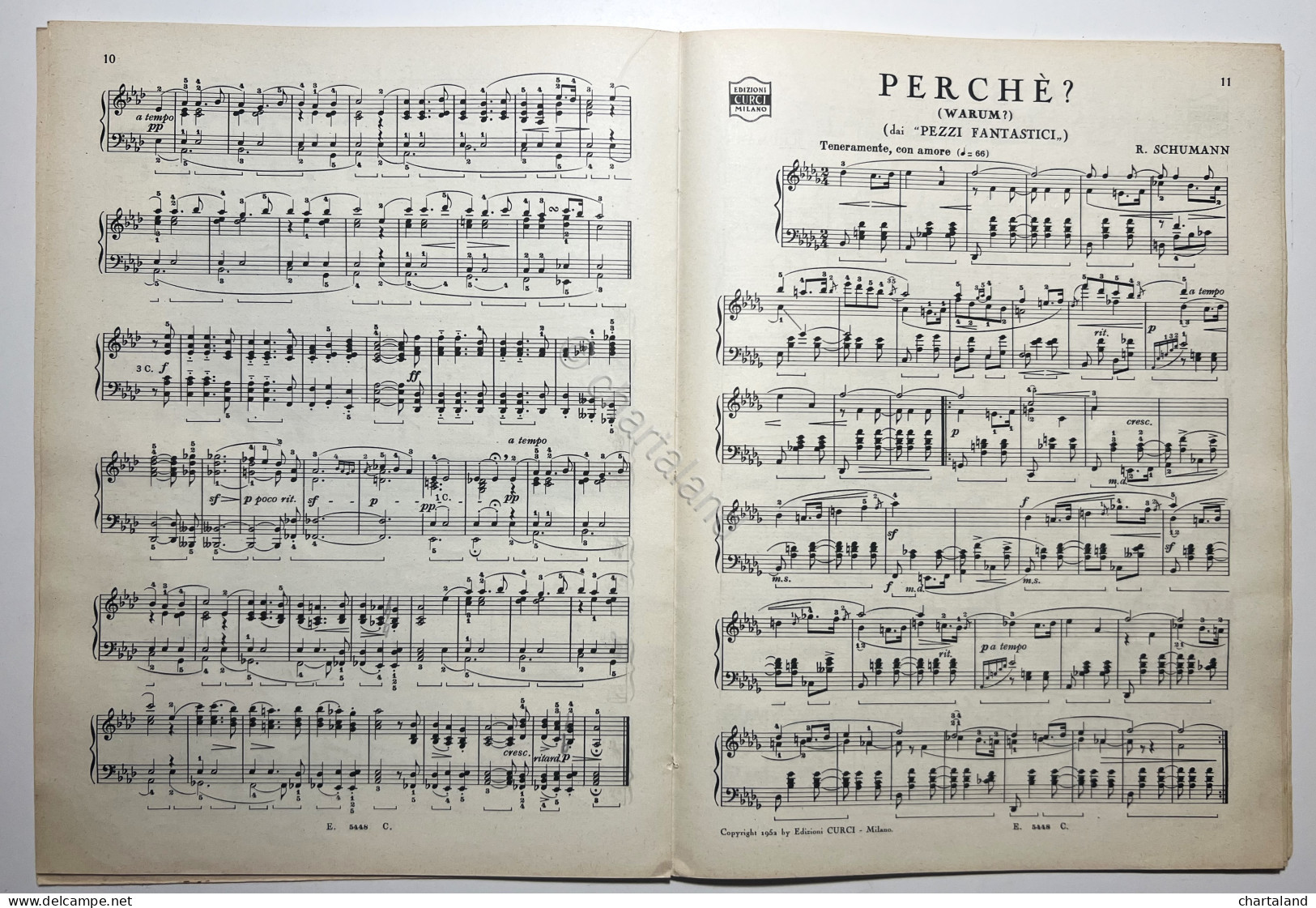 Spartiti - Pezzi Celebri Per Pianoforte: VII° Fascicolo - Ed. 1952 Curci - Non Classés