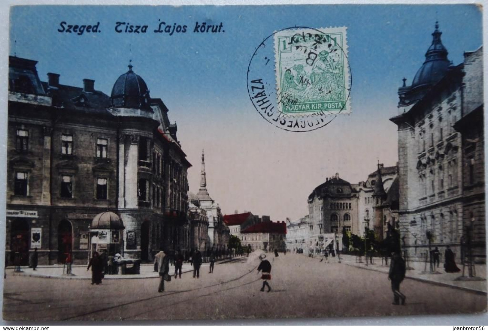 Szeged . Tisza Lajos Körut - CPA 1920 - Hungary