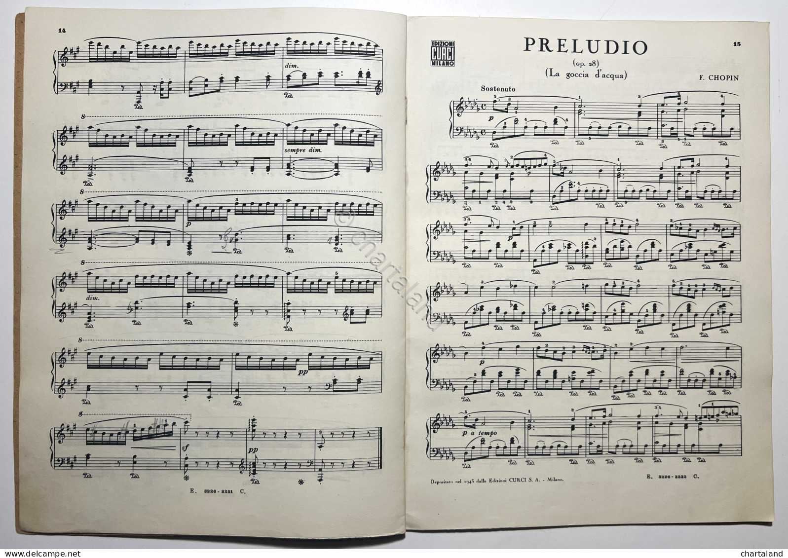 Spartiti - Pezzi Celebri Per Pianoforte: IV° Fascicolo - Ed. 1950 Ca. Curci - Unclassified
