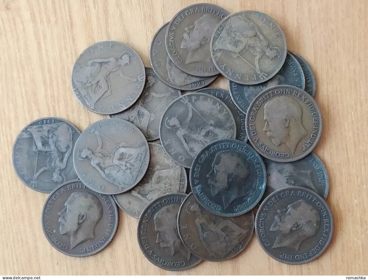 Great Britain UK 1 Penny Georg V Price For 1 Coin - Altri & Non Classificati