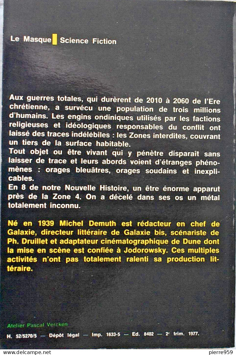 La Clé Des étoiles - Michel Demuth - Le Masque SF