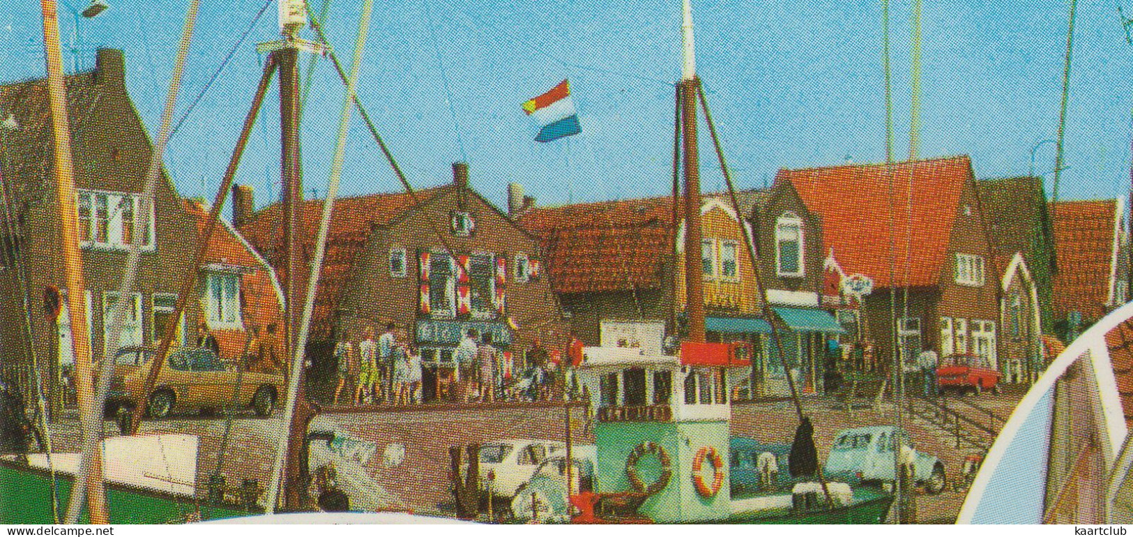 Volendam: FORD CAPRI, VW KÄFER/COX 1200, FIAT 850, DAF 33, CITROËN DYANE, BMW 520 - Hotel Spaander - (Nederland/Holland) - PKW